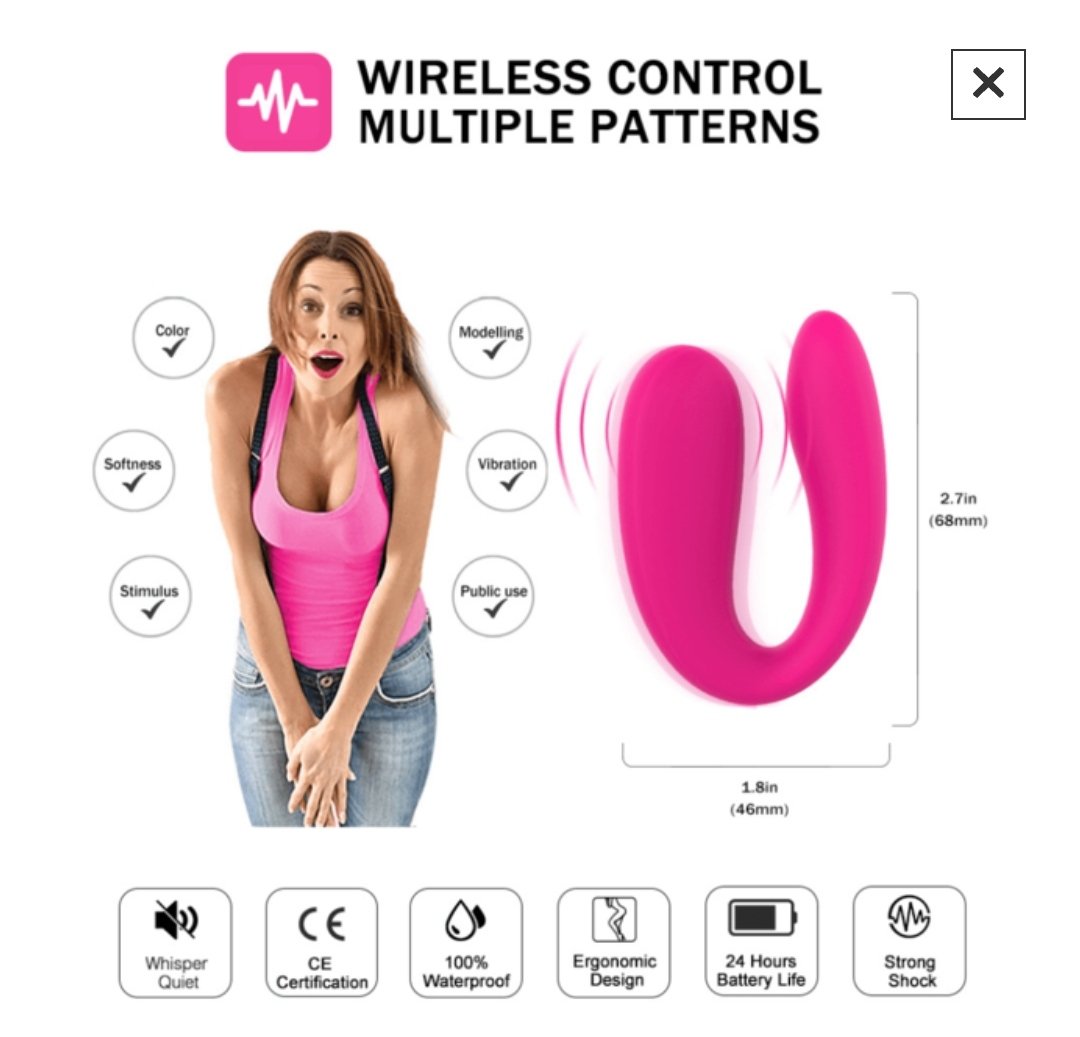 Vibrador U para mayor placer